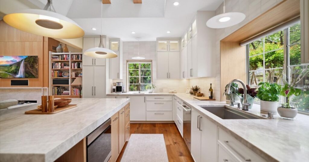 Kitchen Remodeling Lexington MA custom cabinets and island installation