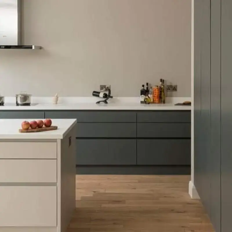 slab kitchen cabinets