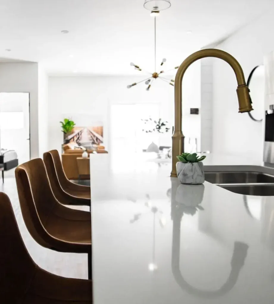 solid surface kitchen countertops